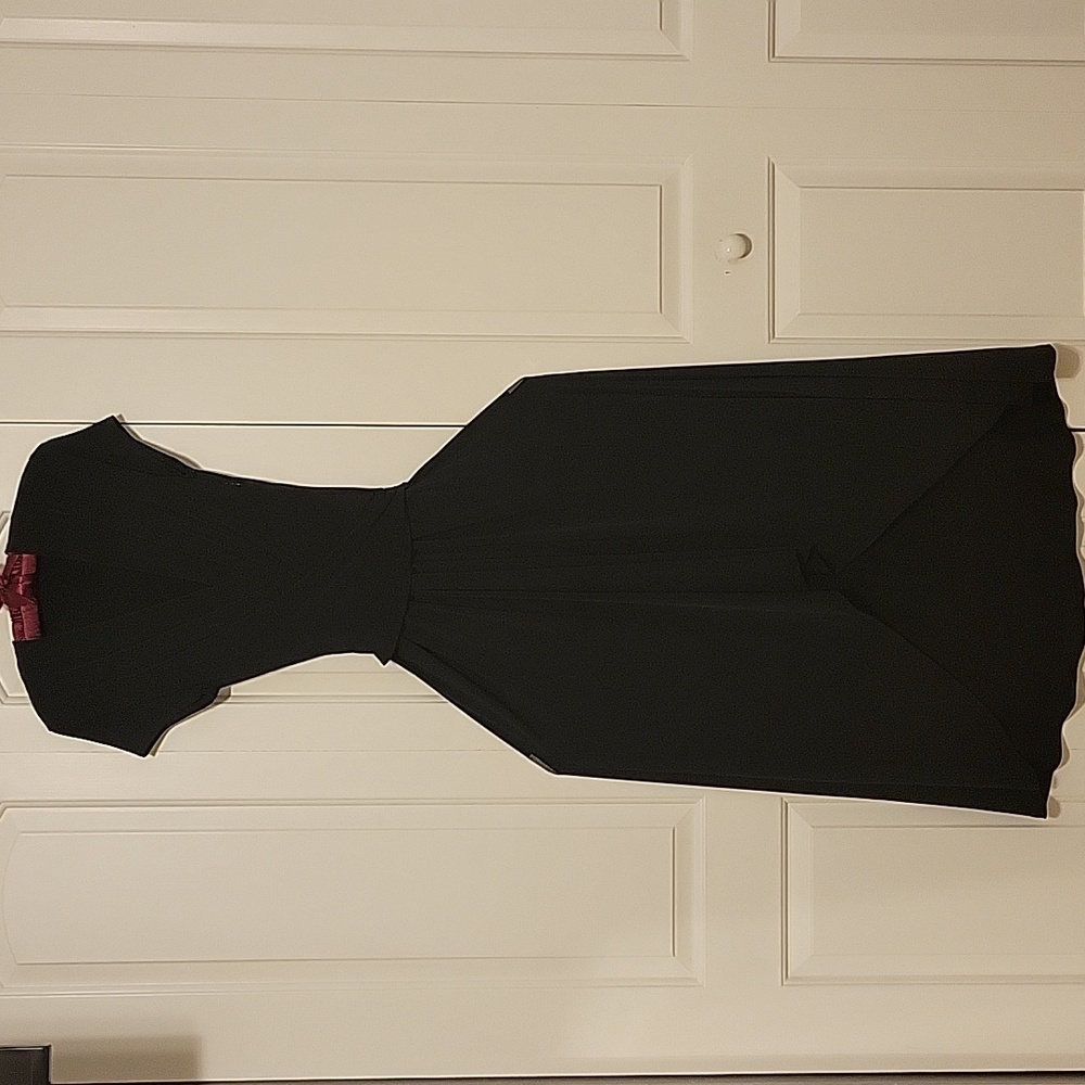 Michael Kors Elegant Asymmetrical Black Dress